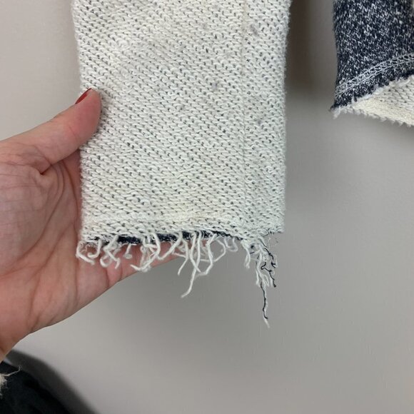 DREW/A Pea in the Pod Collection Raw Hem Open Cardigan Size Small - Picture 6 of 7